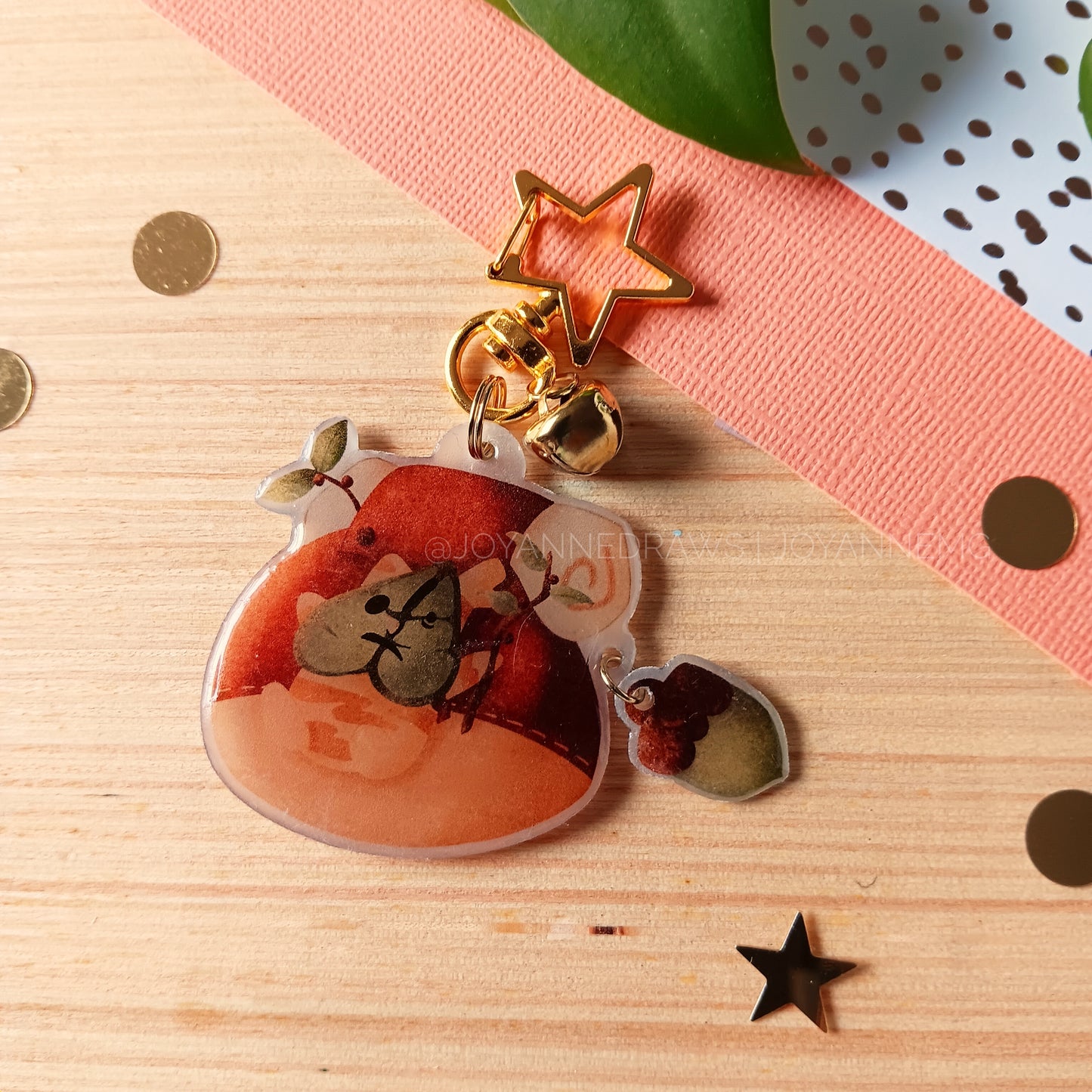 Tired Friend Keychain