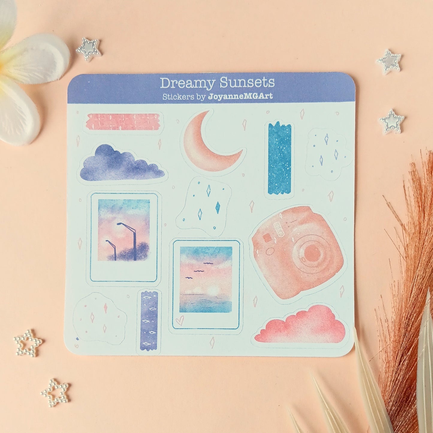 Dreamy Sunsets Sticker Sheet
