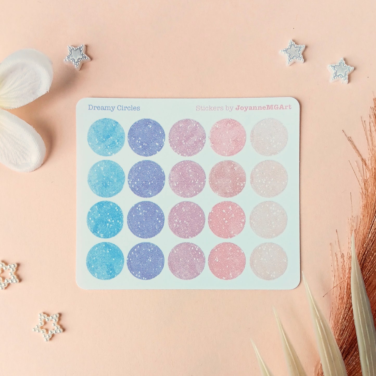 Color Circles Sticker Sheets