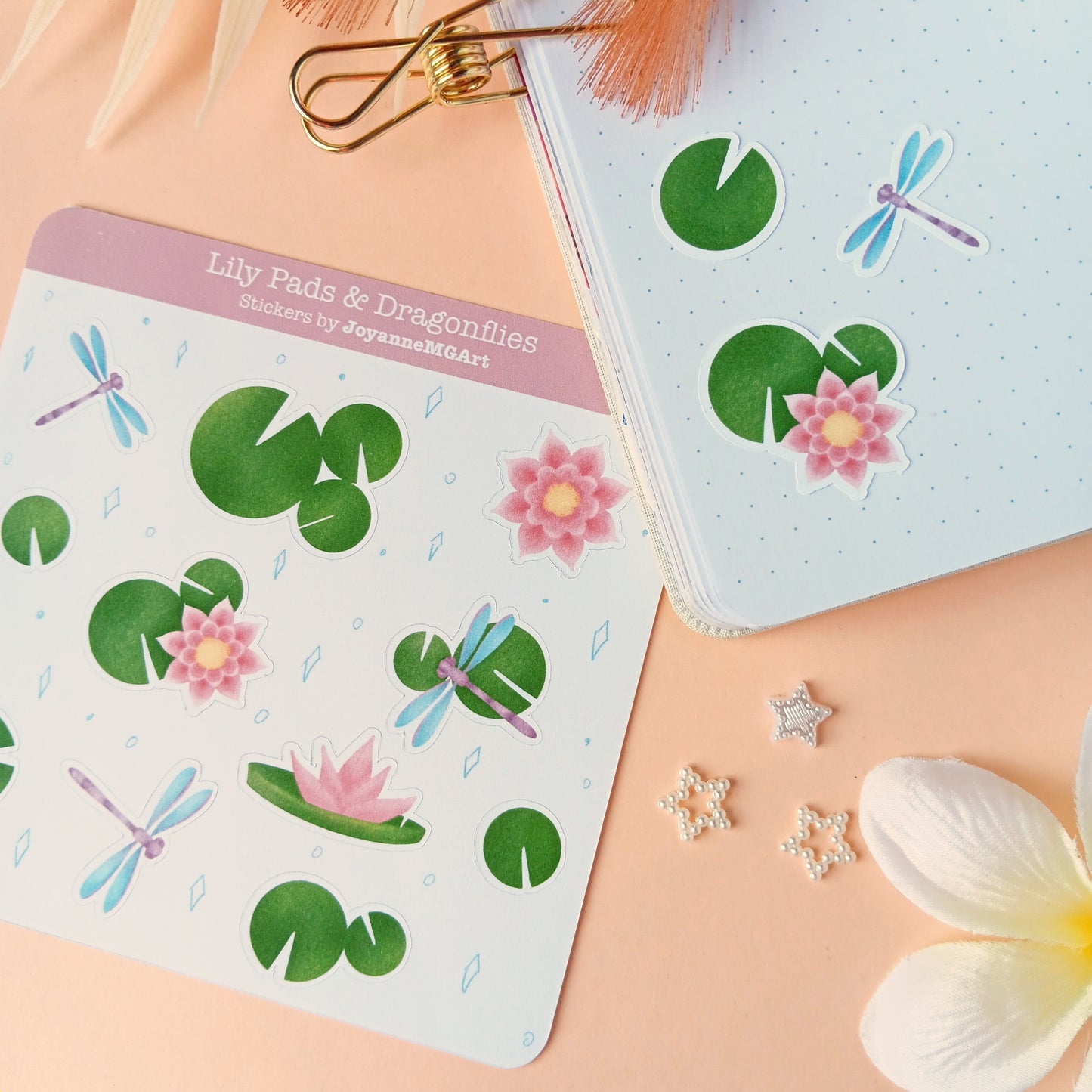 Lily Pad Sticker Sheet