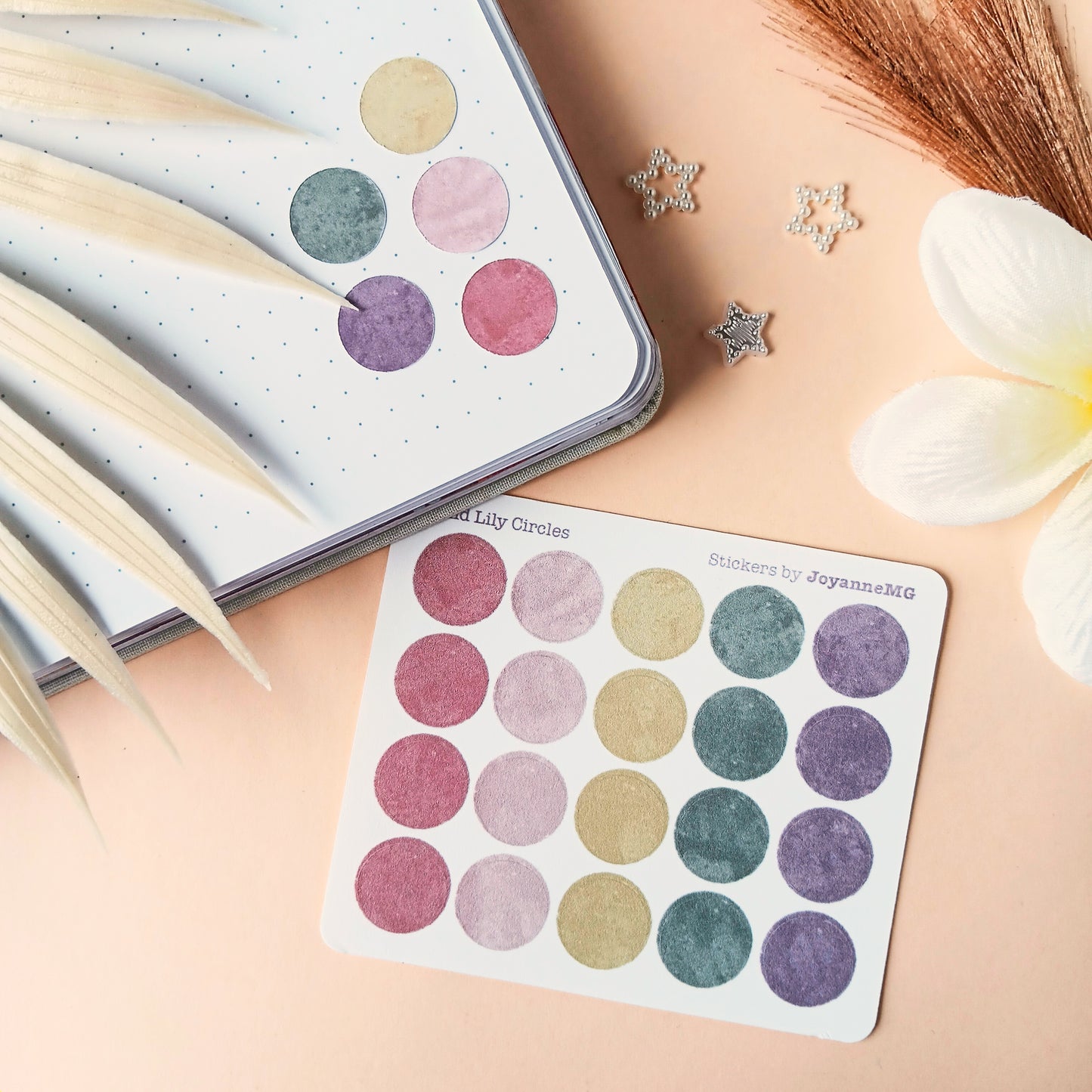 Color Circles Sticker Sheets