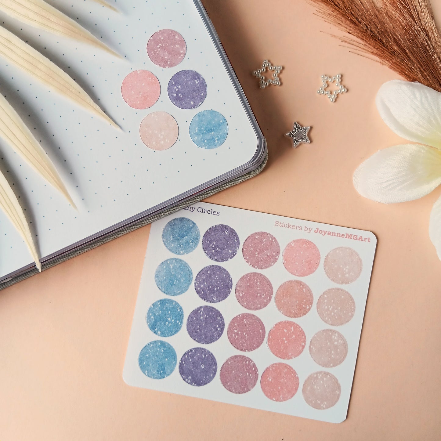 Color Circles Sticker Sheets