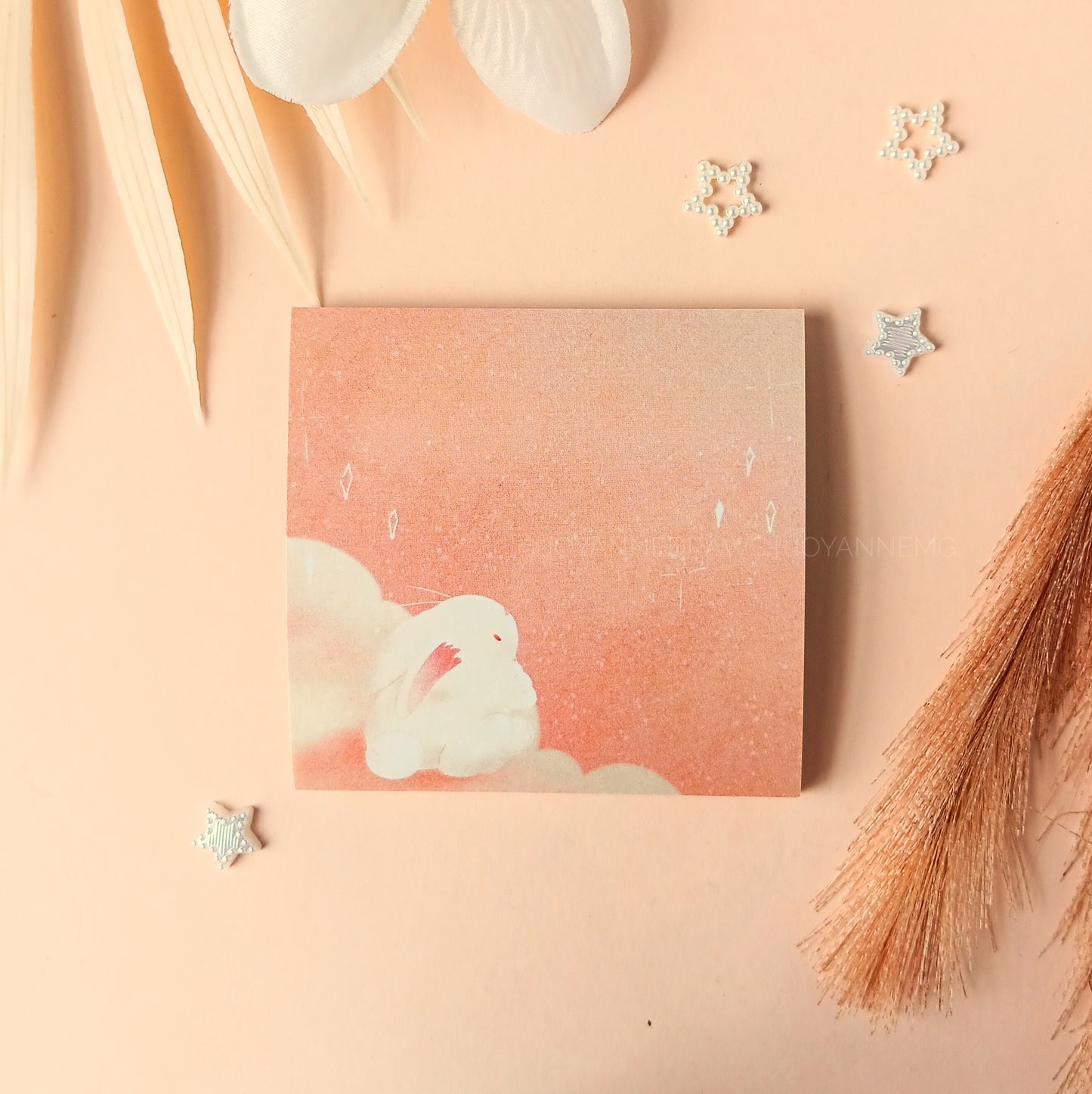 Sky Bunny Sticky Notes