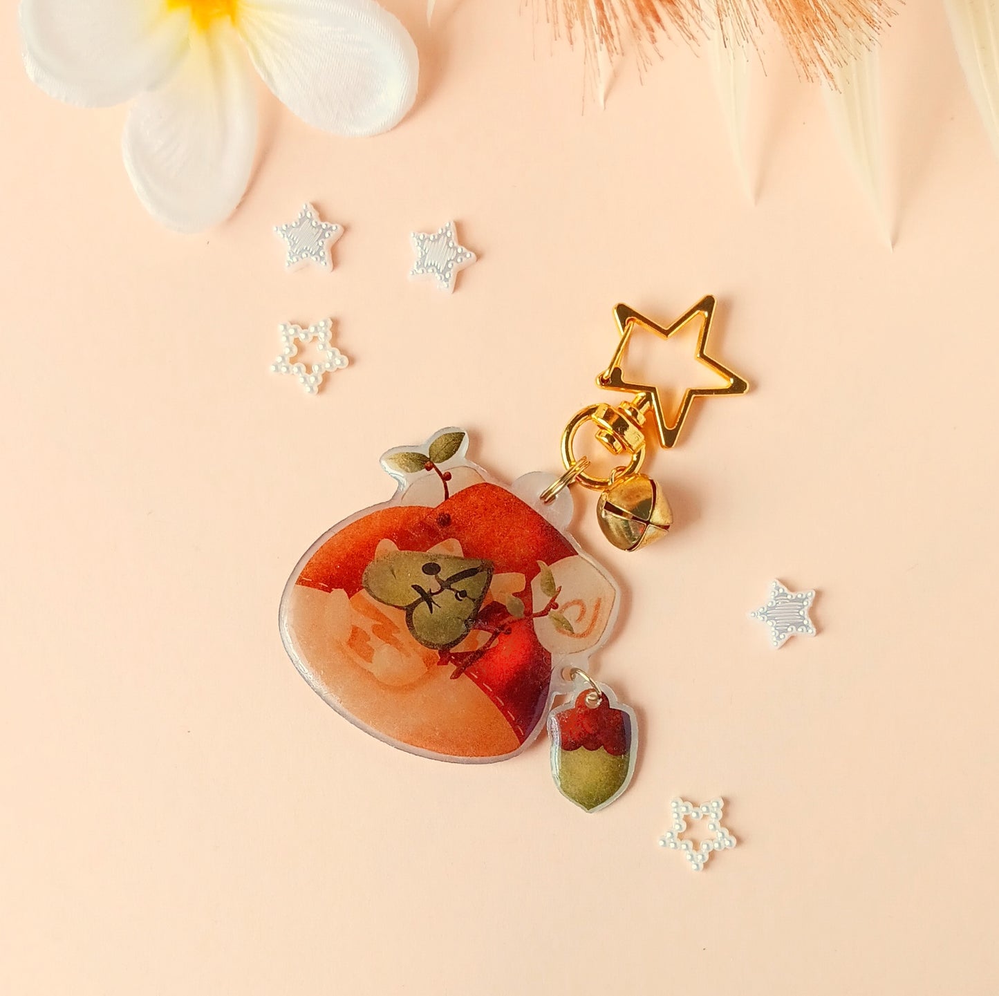 Tired Friend Keychain