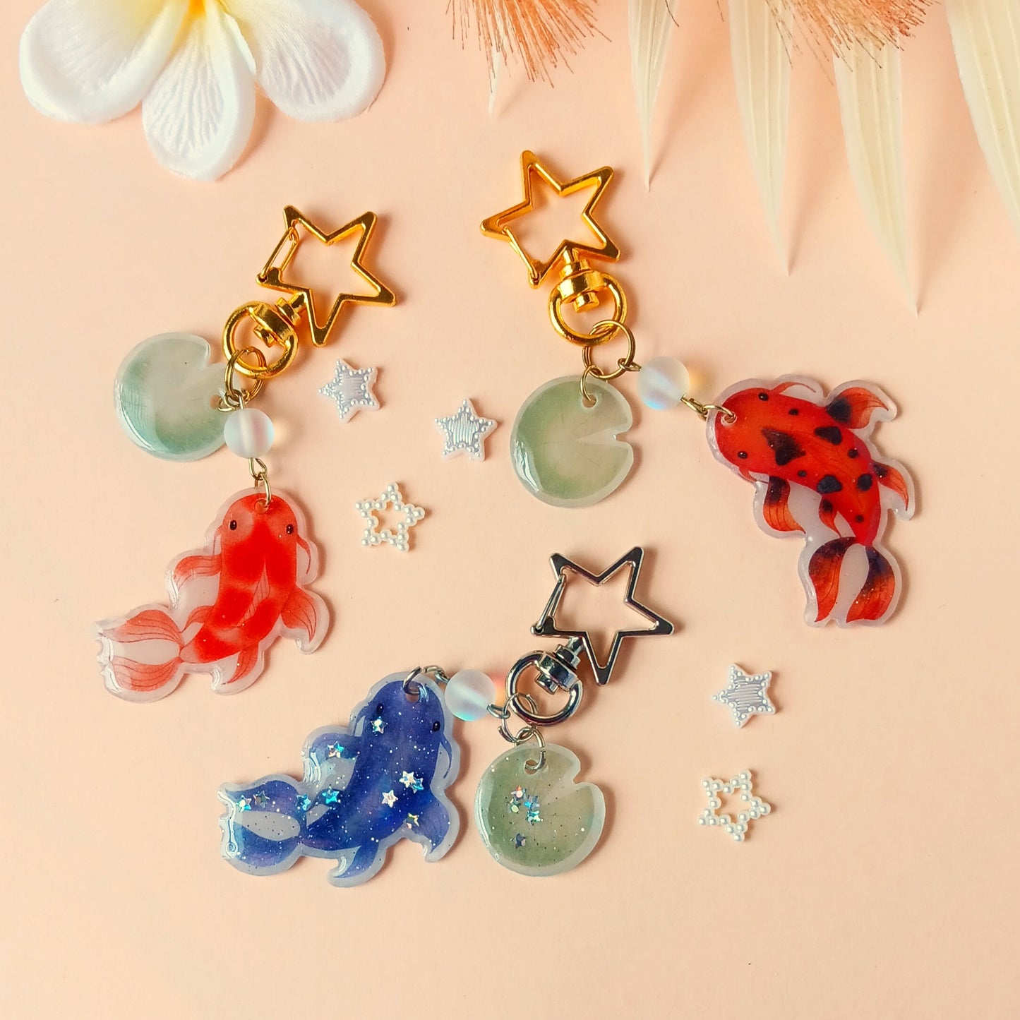 Koi Fish Key Chains