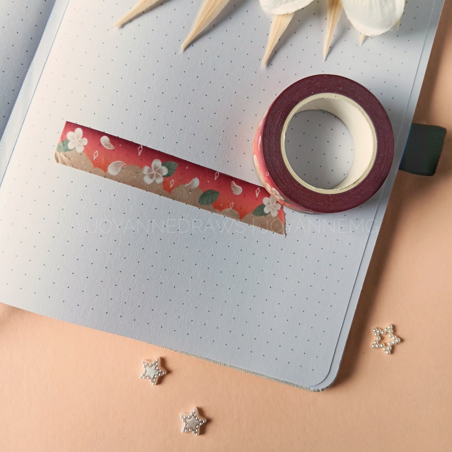 Sunset Flower Washi Tape