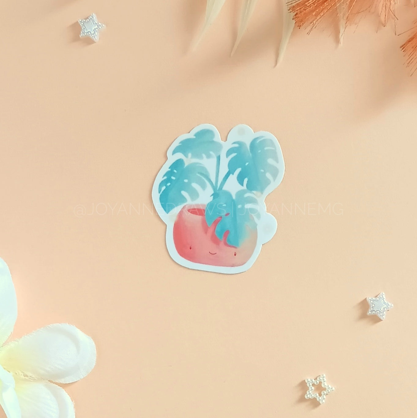 Magic Monstera Sticker
