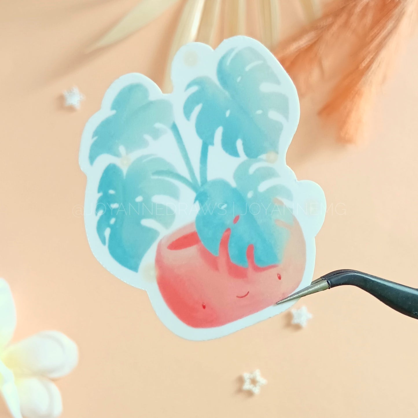 Magic Monstera Sticker