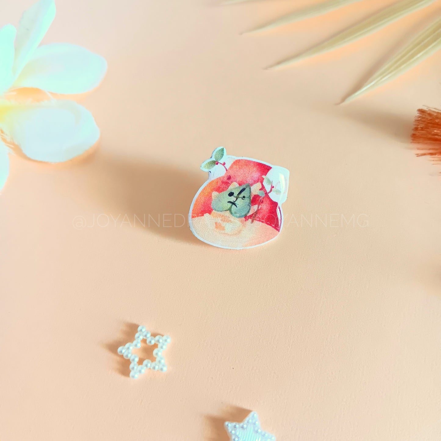Tired Friend Pin