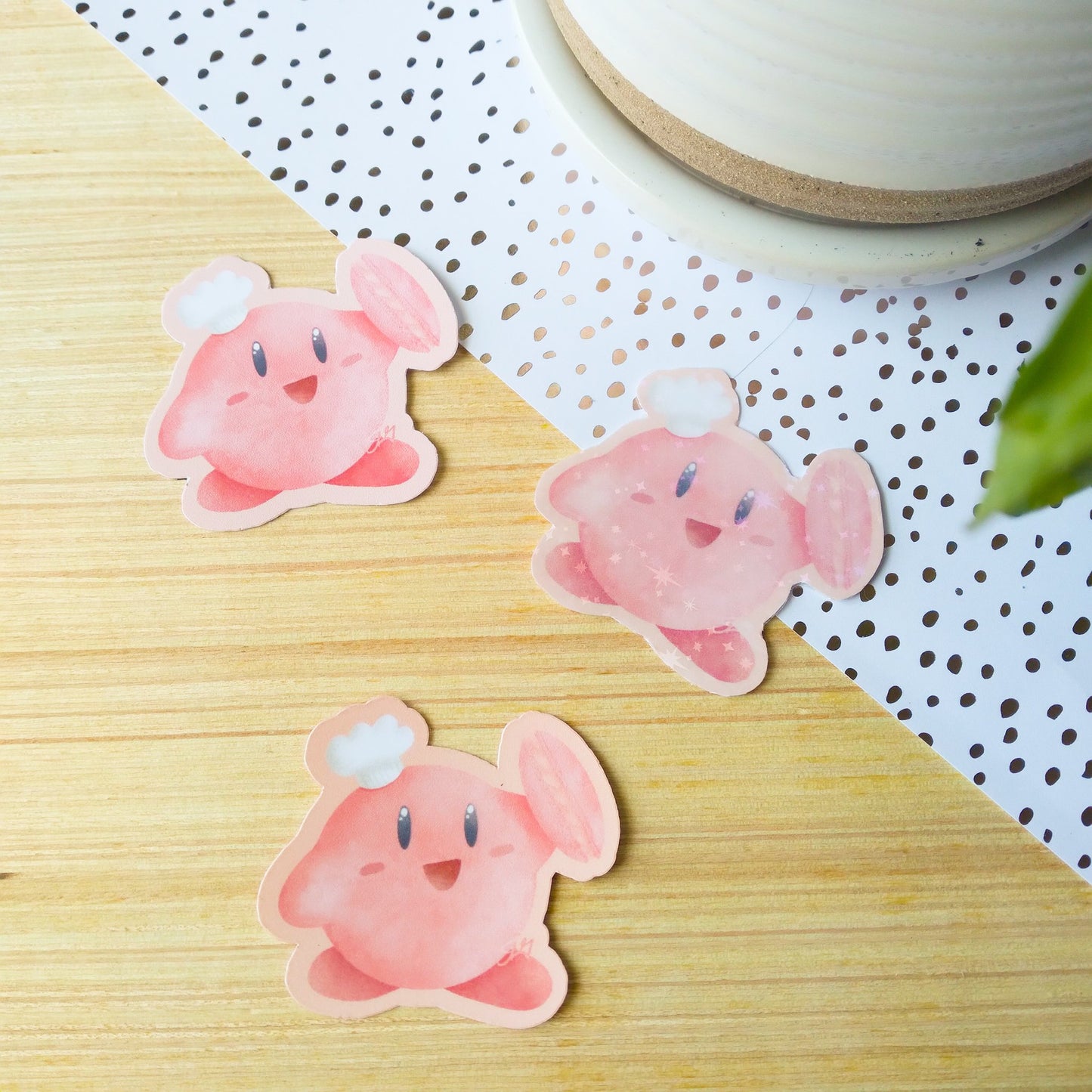 Pink Macaron Chef Sticker