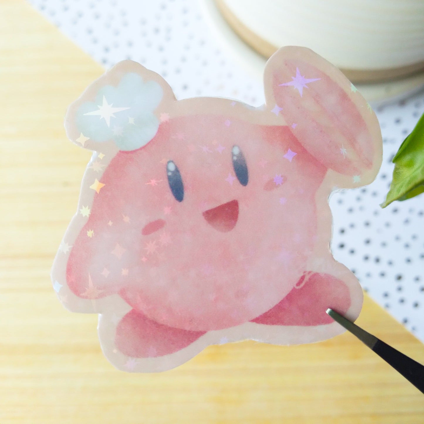 Pink Macaron Chef Sticker