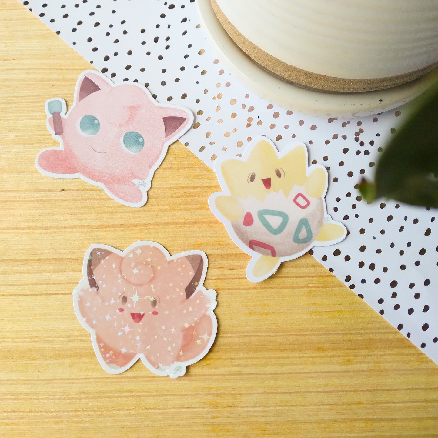 Cute Fairy Type Pokemon Stickers