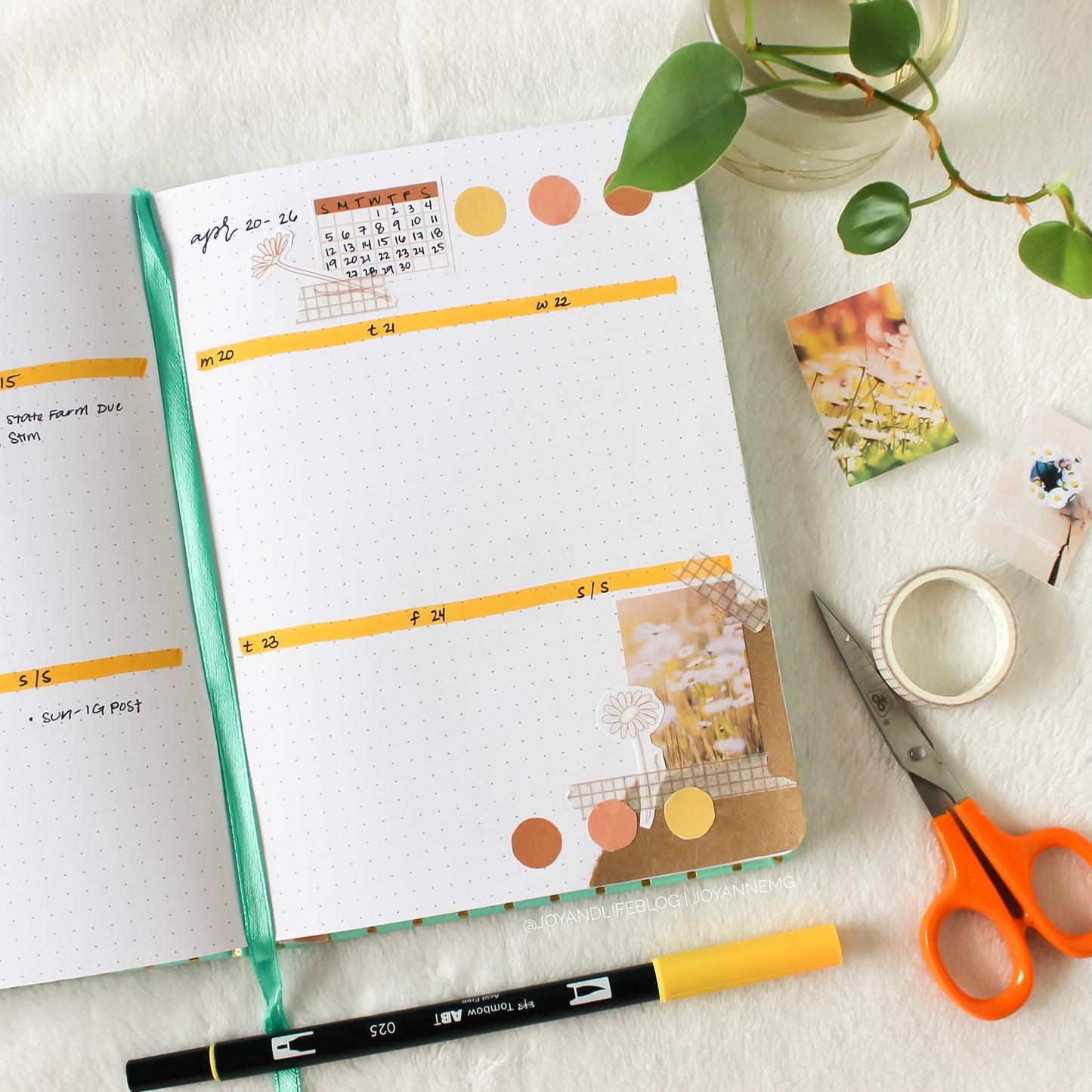 Daisy Theme Journaling Printable