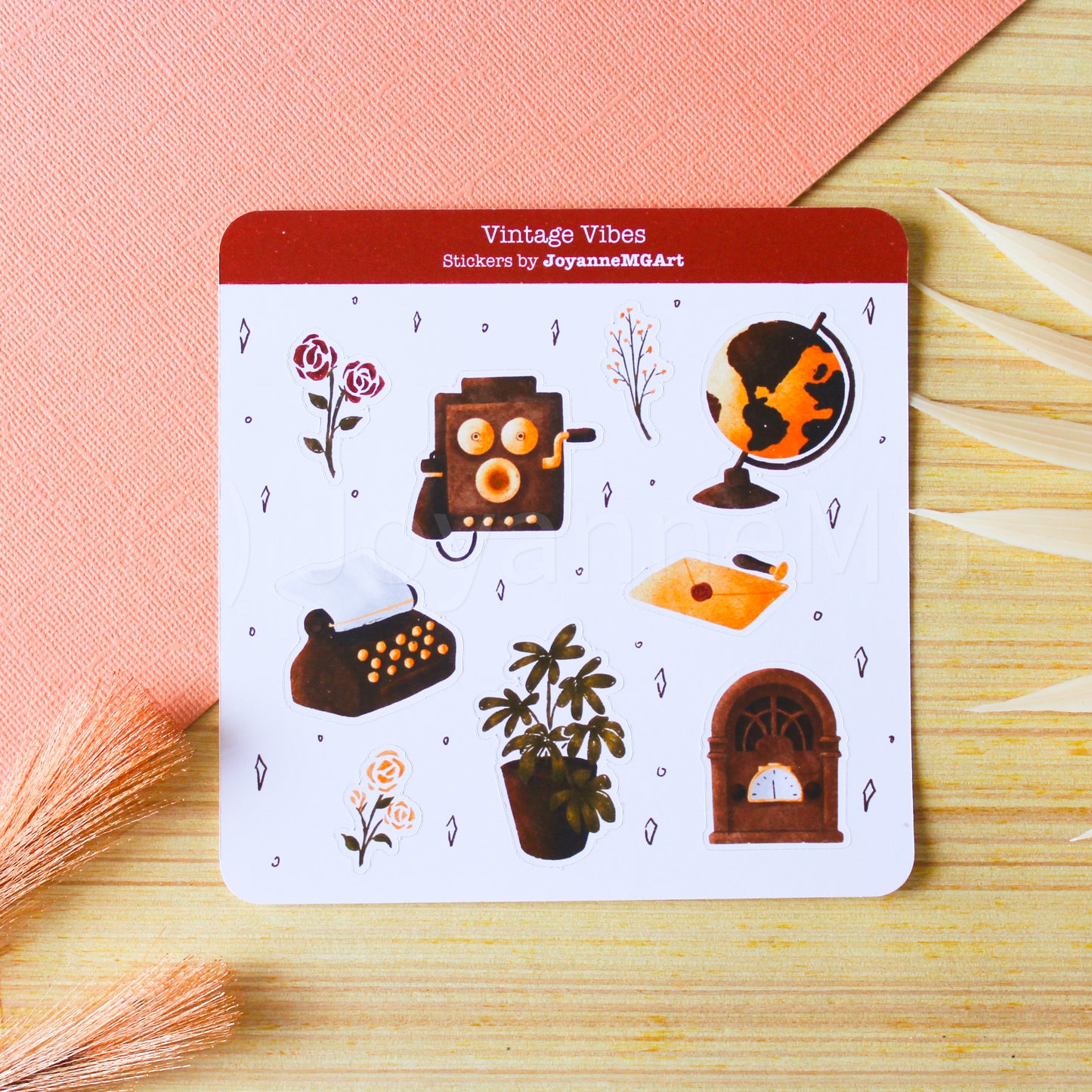 Vintage Vibes Sticker Sheet