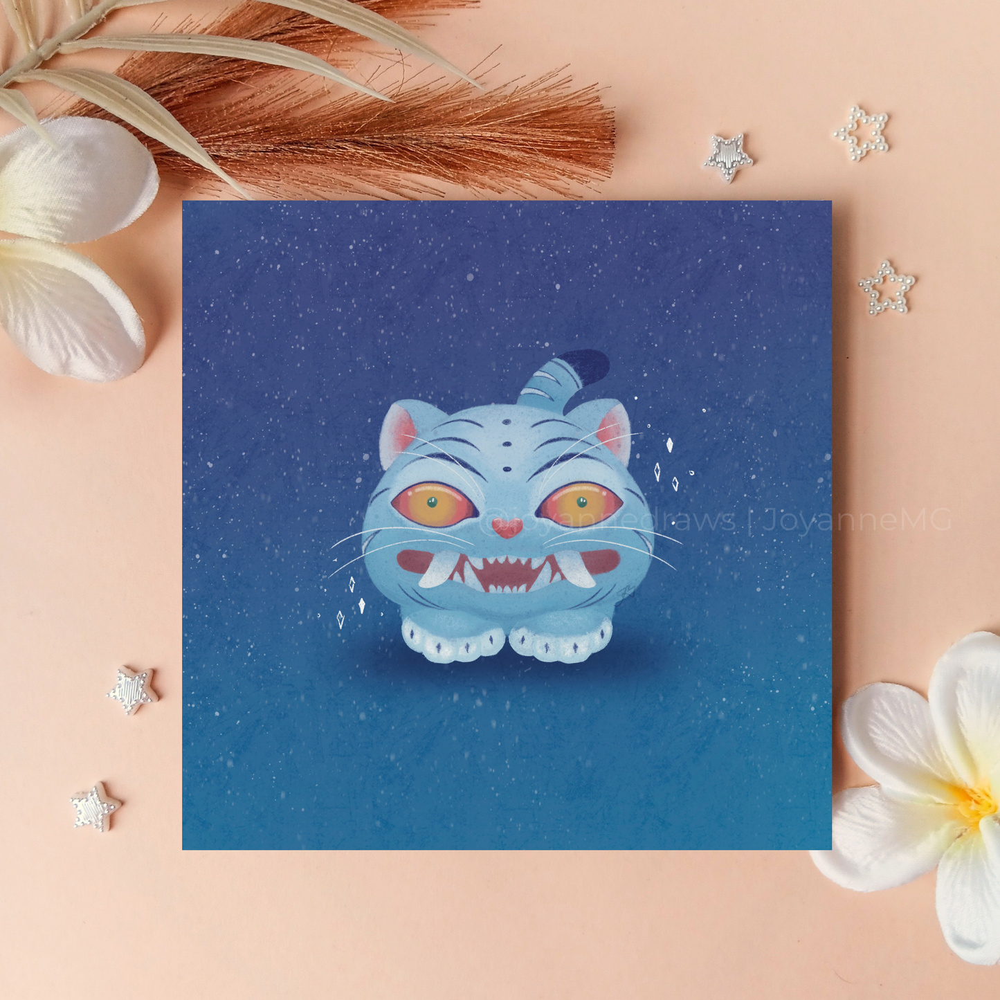 Derpy Tiger Art Print